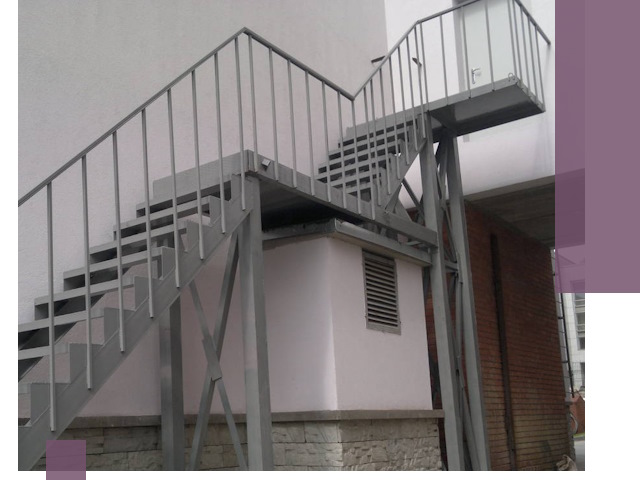 Монтаж пожарных лестниц под ключ в Балашове с гарантией качества