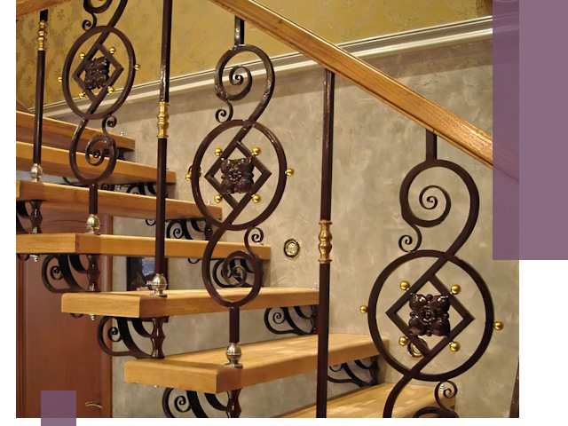 Изготовление кованых лестниц под ключ в Балашове