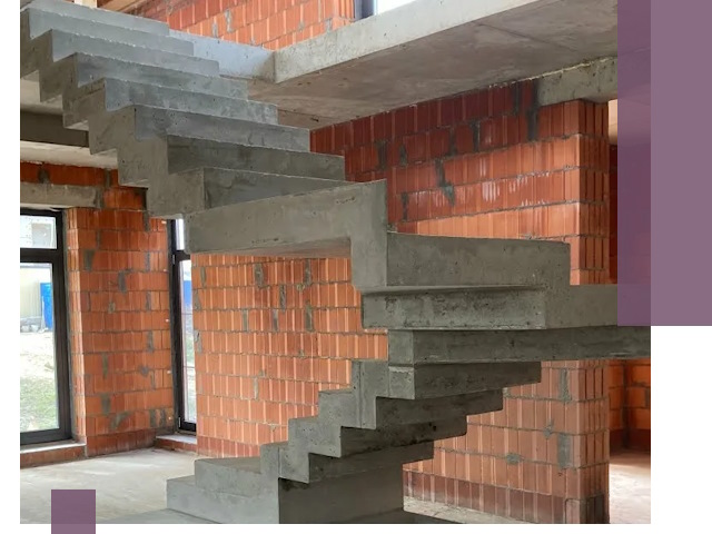 Изготовление бетонных лестниц под ключ в Балашове