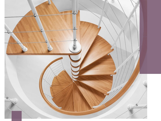 Изготовление винтовых лестниц под ключ в Балашове