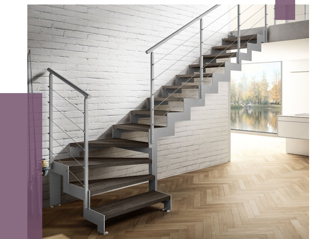 Г-образные лестницы под ключ в Балашове от 36863 руб. | ПРОЛЁТ-Бла