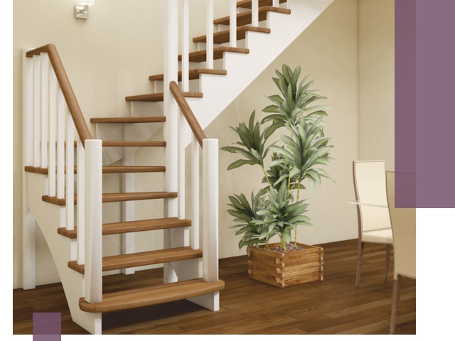 Г-образные лестницы под ключ в Балашове — изготовление и монтаж