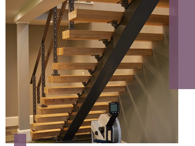 Лестницы на монокосоурах под ключ в Балашове - изготовление и монтаж