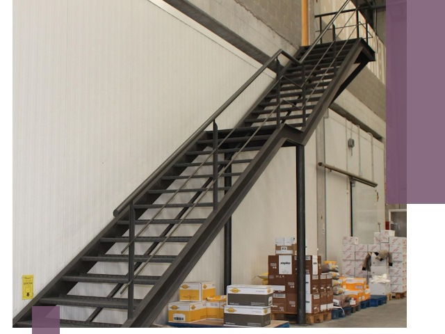 Лестницы для производства в Балашове — изготовление и монтаж