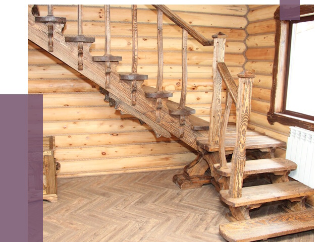 Лестницы в баню в Балашове от 19016 руб. — изготовление | ПРОЛЁТ-Бла