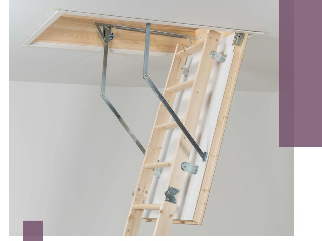 Установка чердачной лестницы под ключ в Балашове