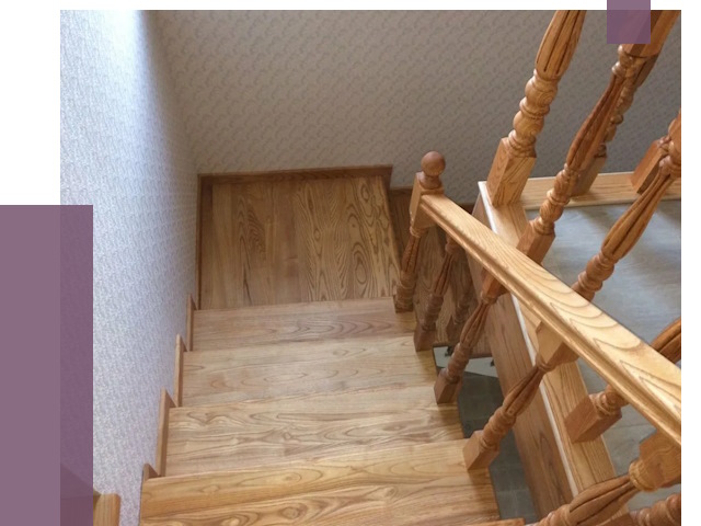 Сосновые лестницы в Балашове под ключ от 8034 руб.  | ПРОЛЁТ-Бла