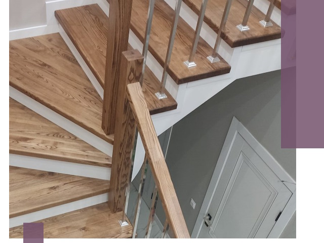 Обшивка металлических лестниц под ключ в Балашове