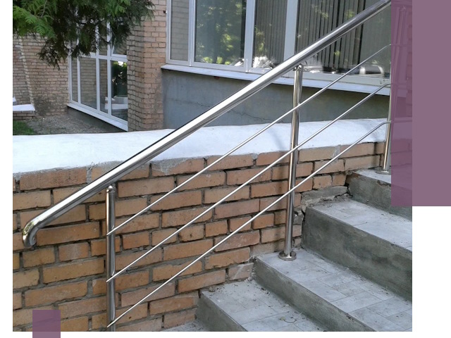 Перила из нержавеющей стали высокого качества в Балашове