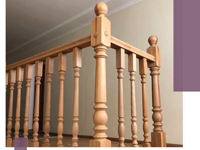 Деревянные перила на заказ в Балашове: монтаж и изготовление