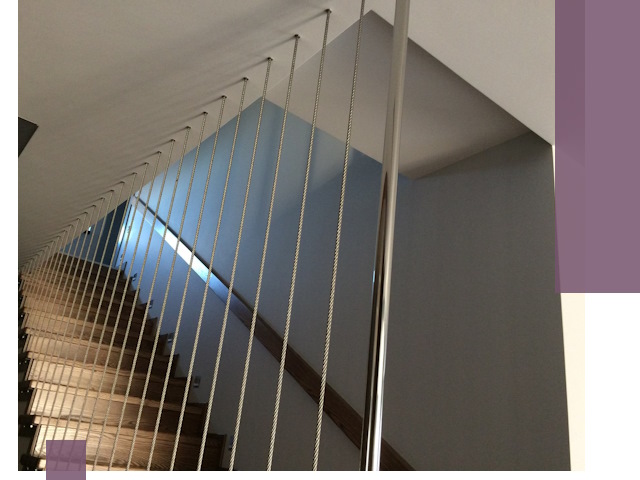 Тросовые перила под ключ в Балашове — производство и монтаж