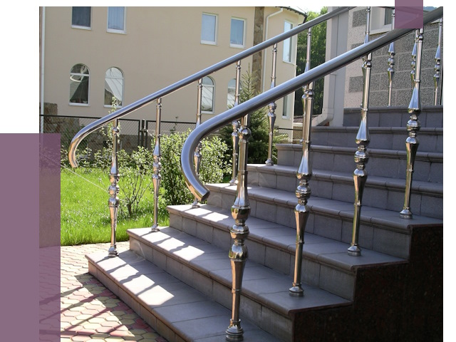 Перила для крыльца в Балашове от 10677 руб. — монтаж ПРОЛЁТ-Бла