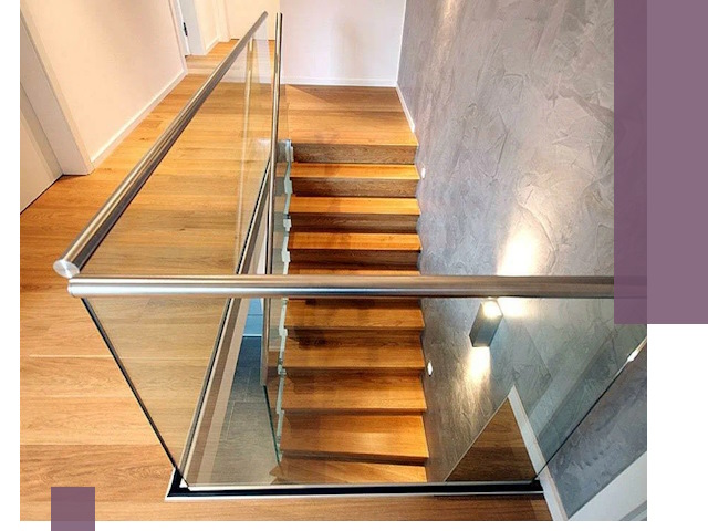 Перила для лестницы в доме — изготовление и монтаж в Балашове