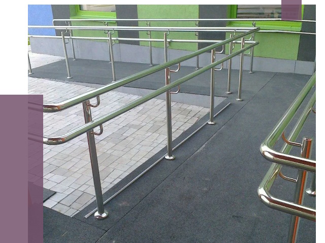 Ограждения пандусов в Балашове от 4322 руб. монтаж | ПРОЛЁТ-Бла