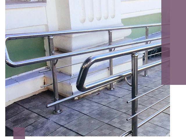 Ограждения пандусов из металла и нержавейки в Балашове