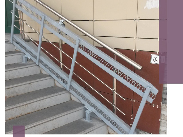 Изготовление откидных пандусов под ключ в Балашове