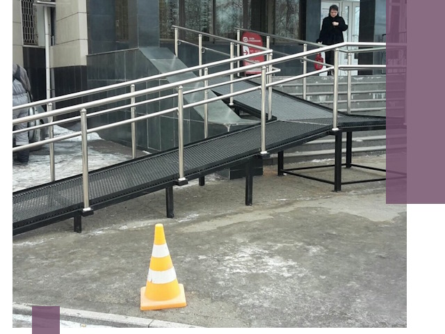 Стационарные пандусы под ключ в Балашове — изготовление и монтаж