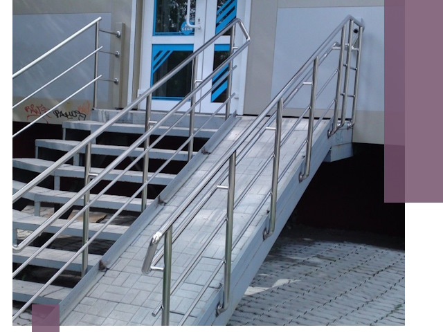 Пандус на крыльцо под ключ в Балашове: монтаж и изготовление