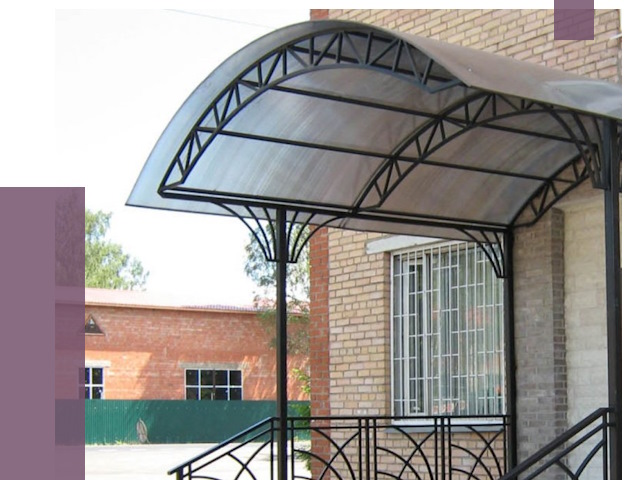 Металлические навесы и козырьки в Балашове от 12711 руб.