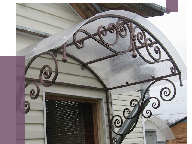 Изготовление козырьков в Балашове от 7322 руб. — заказать | ПРОЛЁТ-Бла