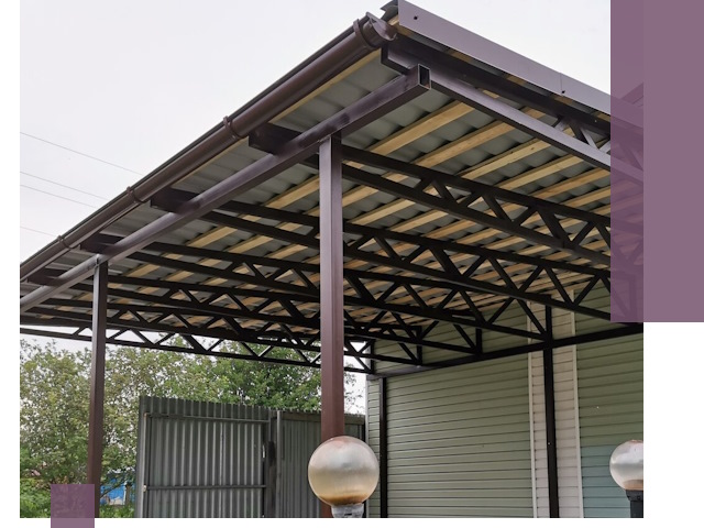 Навесы под ключ в Балашове: изготовление, монтаж и гарантия