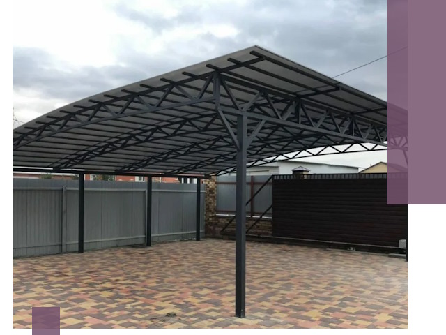 Недорогие навесы под ключ в Балашове — изготовление и монтаж