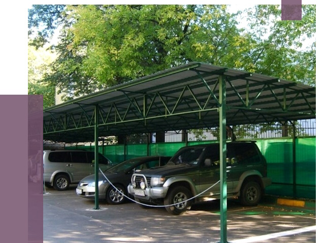 Навесы для парковки в Балашове от 79827 руб. заказать | ПРОЛЁТ-Бла
