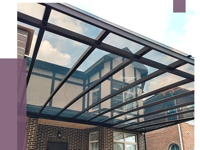 Навесы из поликарбоната в Балашове от 8562 руб. под ключ — ПРОЛЁТ-Бла