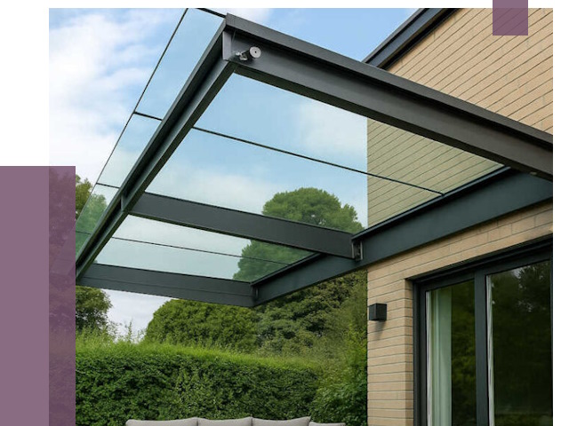 Стеклянные навесы и козырьки в Балашове от 12203 руб.