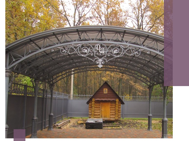 Кованые навесы премиум-класса под заказ в Балашове