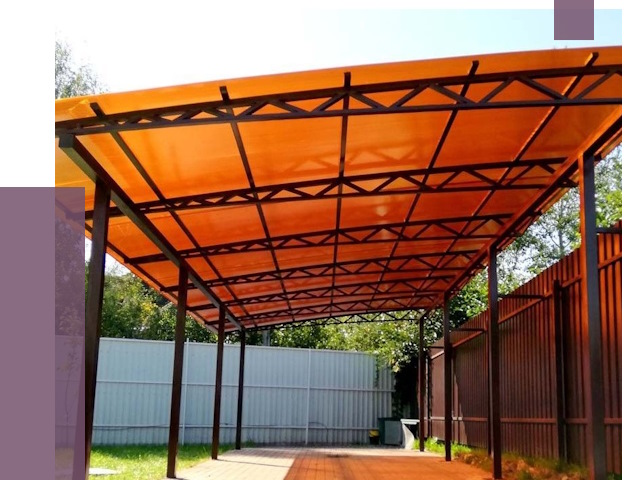 Односкатные навесы под ключ в Балашове от 13067 руб. 