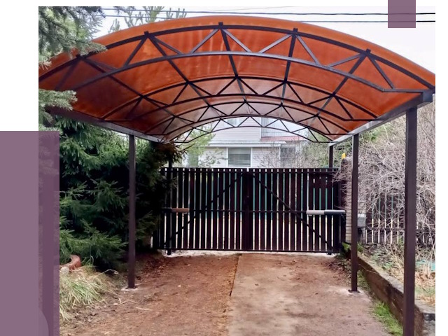 Арочные навесы в Балашове от 12660 руб. — изготовление и монтаж | ПРОЛЁТ-Бла