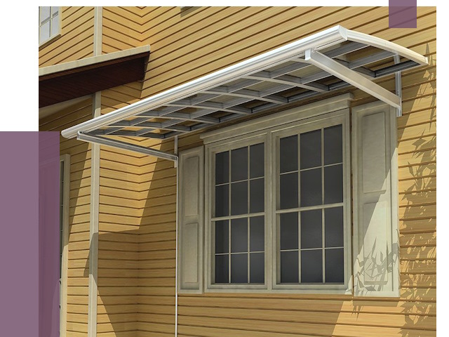 Козырьки над окнами в Балашове от 7576 руб. — монтаж, покупки | ПРОЛЁТ-Бла