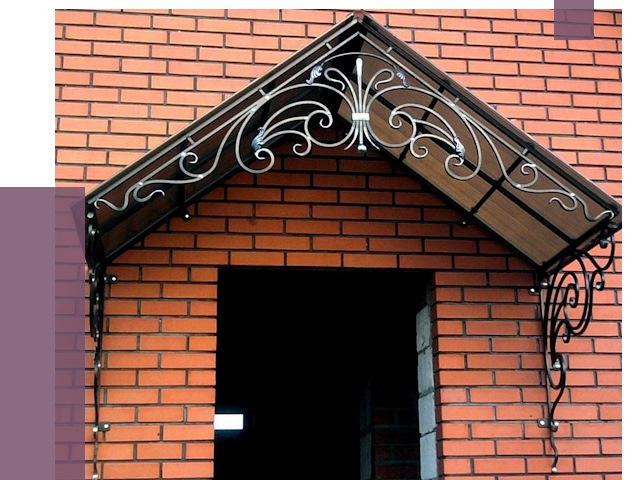 Металлические козырьки в Балашове от 10627 руб. 