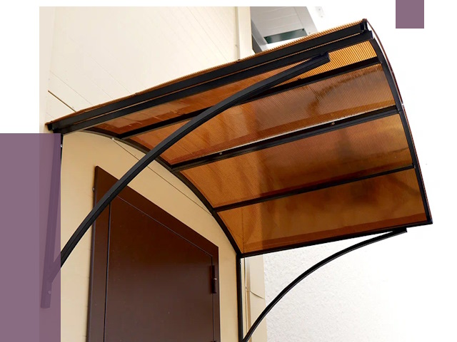 Недорогие козырьки в Балашове от 7545 руб.  | ПРОЛЁТ-Бла