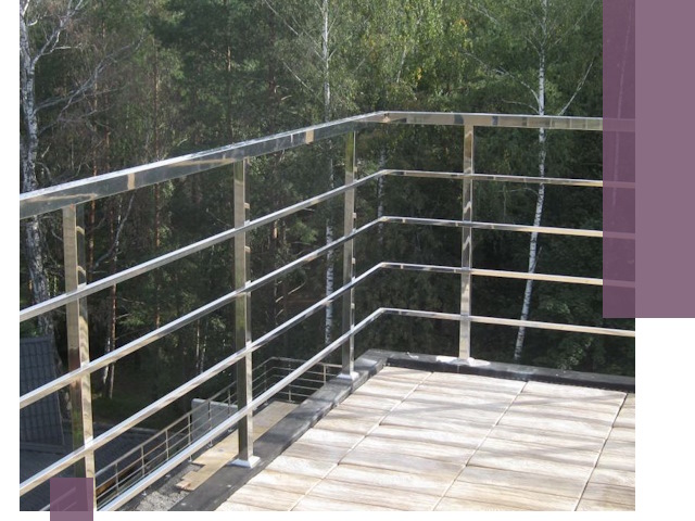 Парапеты из нержавеющей стали в Балашове — изготовление и монтаж