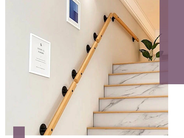 Поручни металлические и деревянные под ключ в Балашове