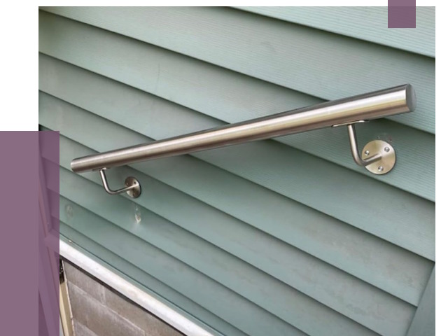 Поручни из нержавеющей стали в Балашове от 7627 руб.  | ПРОЛЁТ-Бла